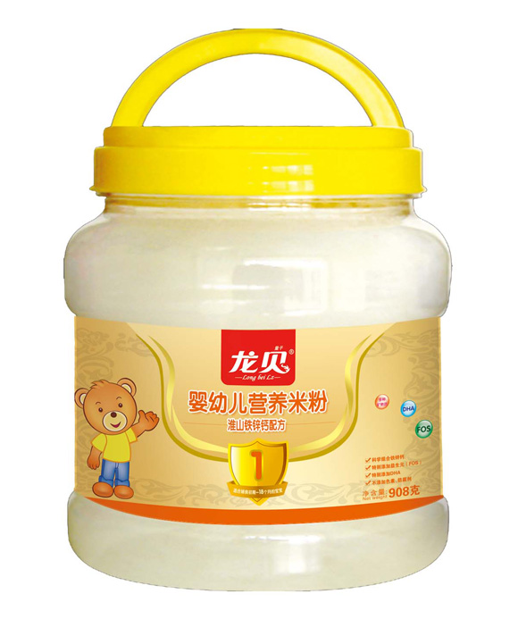 龍貝淮山鐵鋅鈣米粉1段