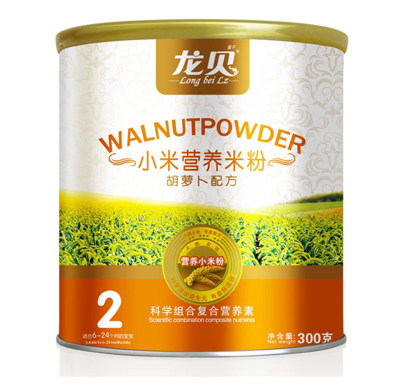 龍貝胡蘿卜小米米粉2段