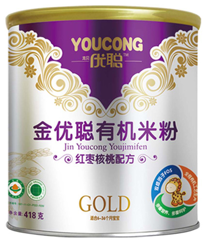 優(yōu)聰紅棗核桃有機(jī)米粉