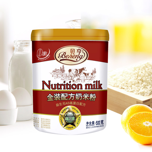 貝亨益生元AD高蛋白奶米粉