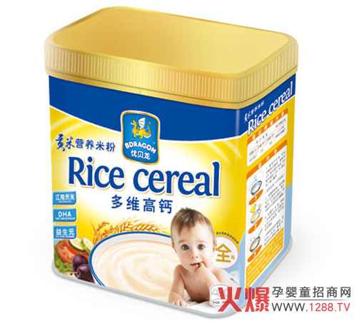 優(yōu)貝龍嬰幼兒多維高鈣米粉