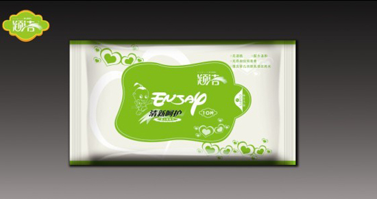 穎潔清新呵護柔濕巾10片