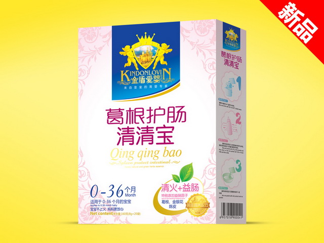 金盾愛嬰清清寶大盒-葛根護腸