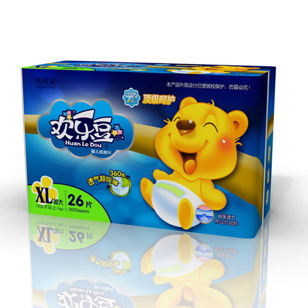 歡樂豆卡通紙尿片XL號(hào)