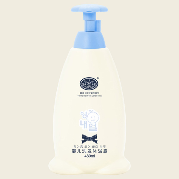 嬰奈兒7284嬰兒洗發(fā)沐浴露480ml