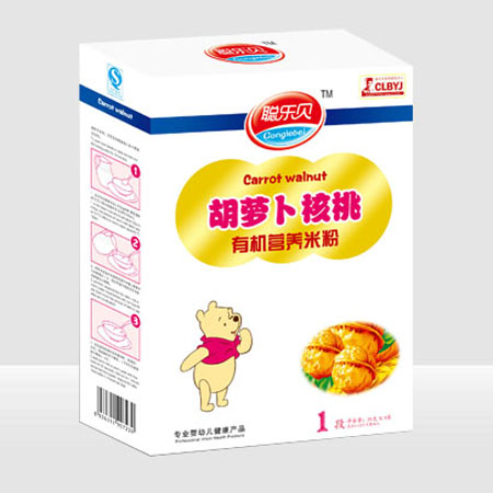 聰樂貝胡蘿卜核桃有機(jī)營養(yǎng)米粉