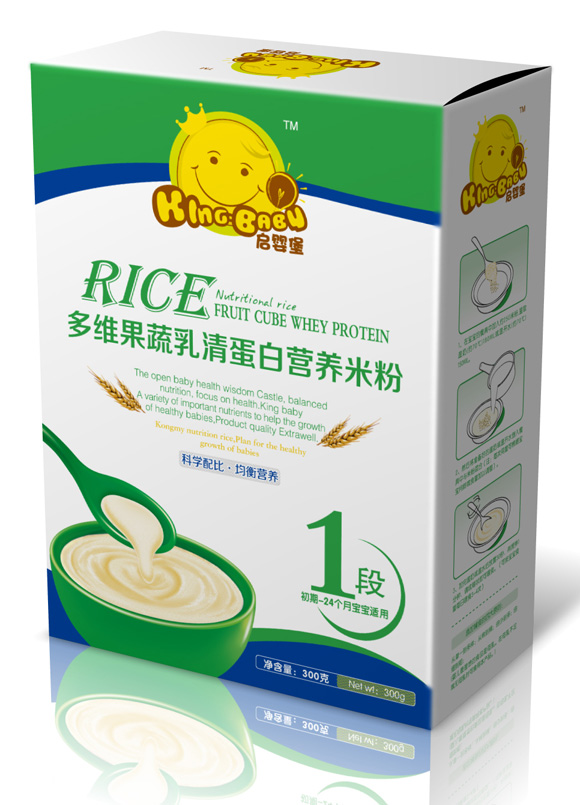 啟嬰堡多維果蔬乳清蛋白米粉