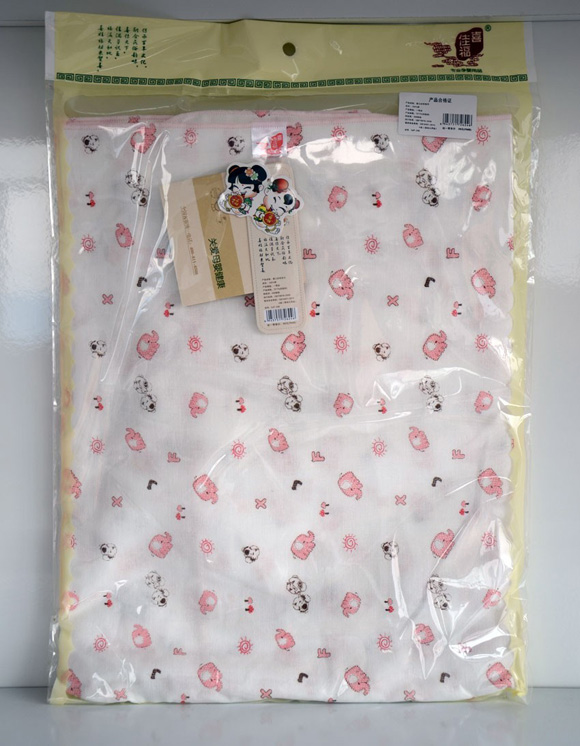 喜佳福嬰兒紗布包巾