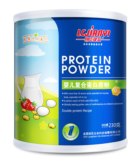 朗臣健益230g嬰兒復(fù)合蛋白質(zhì)粉
