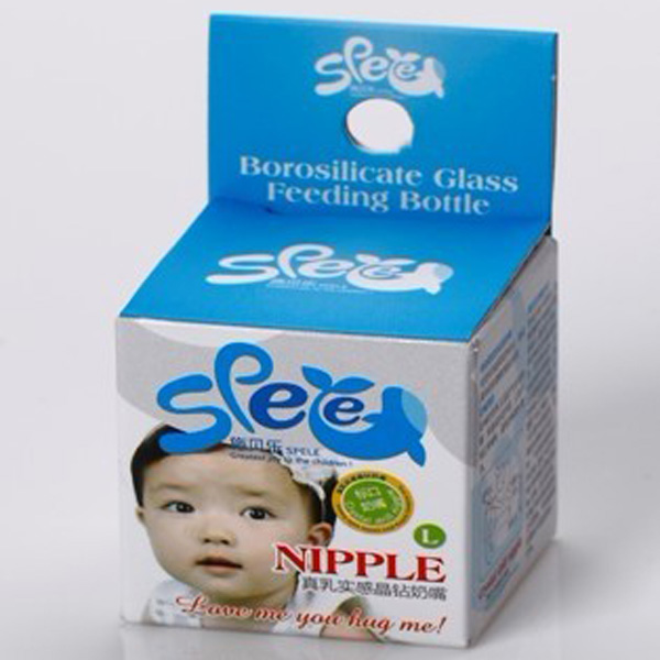 施貝樂真乳實感晶鉆奶嘴NZK-4