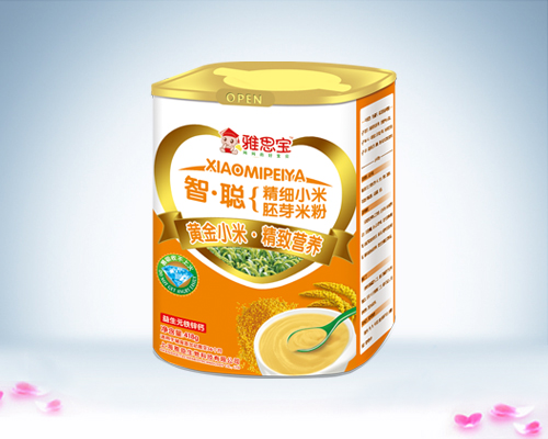 雅思寶益生元鐵鋅鈣智聰精細(xì)小米胚芽米粉