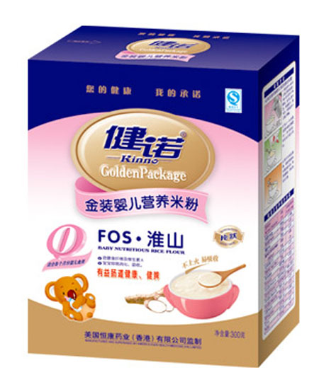 健諾FOS淮山嬰兒營(yíng)養(yǎng)米粉0段盒裝