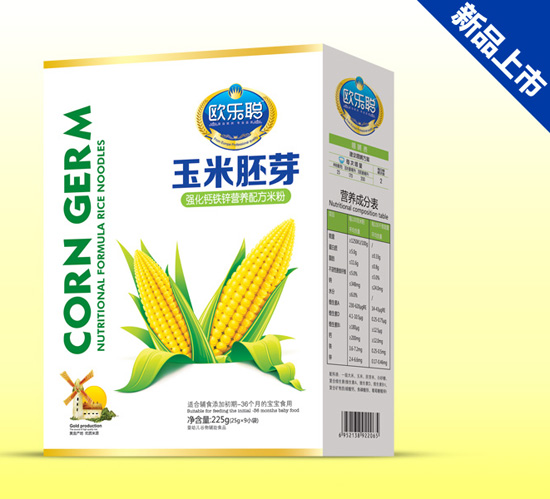 歐樂聰強(qiáng)化鈣鐵鋅玉米胚芽盒裝