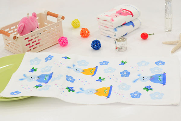 智陽兒童卡通兔毛巾