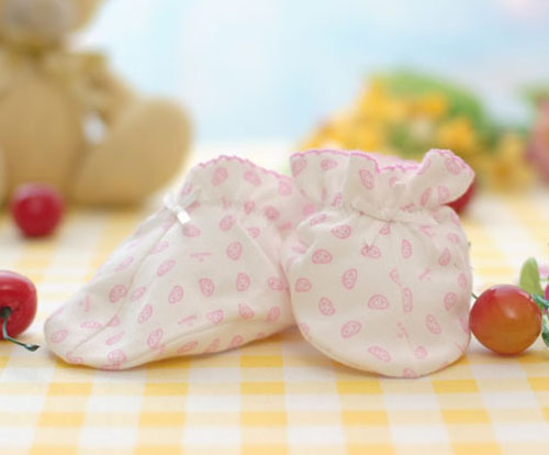 藕糖氏嬰兒護腳套粉色