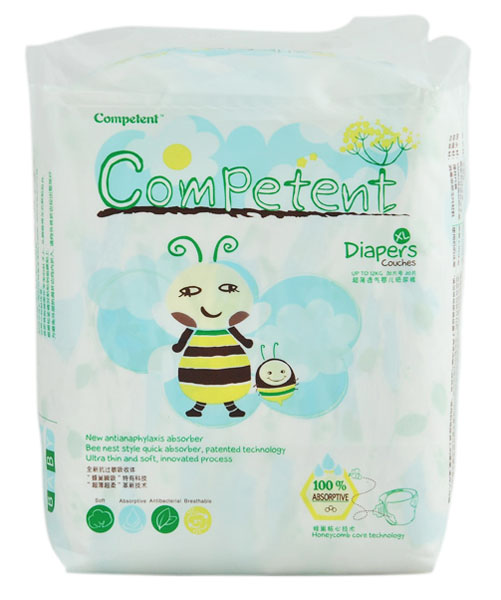 潘彼得超薄透氣系列紙尿褲中包裝XL碼