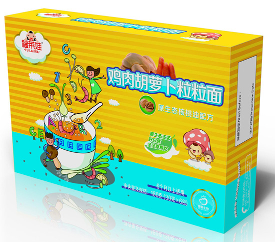 福萊娃雞肉胡蘿卜粒粒面