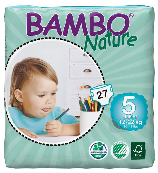 BAMBO Natureyinge紙尿褲L碼27片