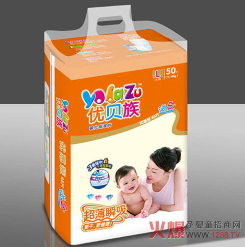 優(yōu)貝族超薄紙尿片L碼