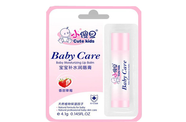 小傻旦寶寶潤唇膏(草莓香型)