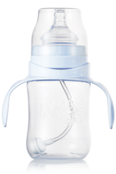 媽媽易240毫升順暢型PP全自動雙柄寬口奶瓶