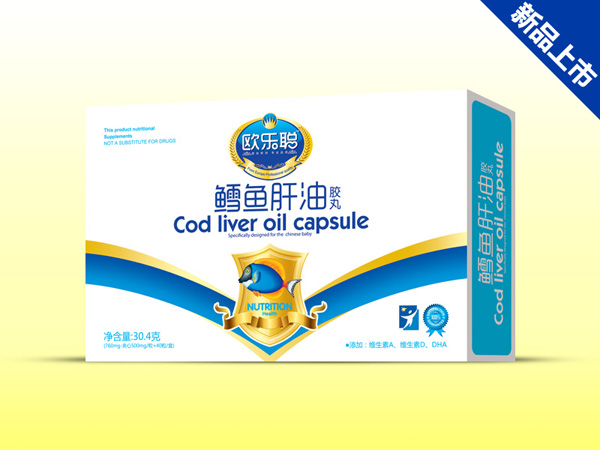 歐樂聰鱈魚肝油膠丸30g