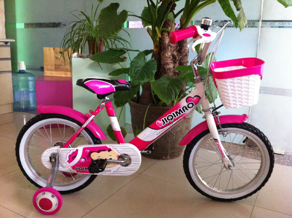 機(jī)器貓美琪16#玫紅017自行車