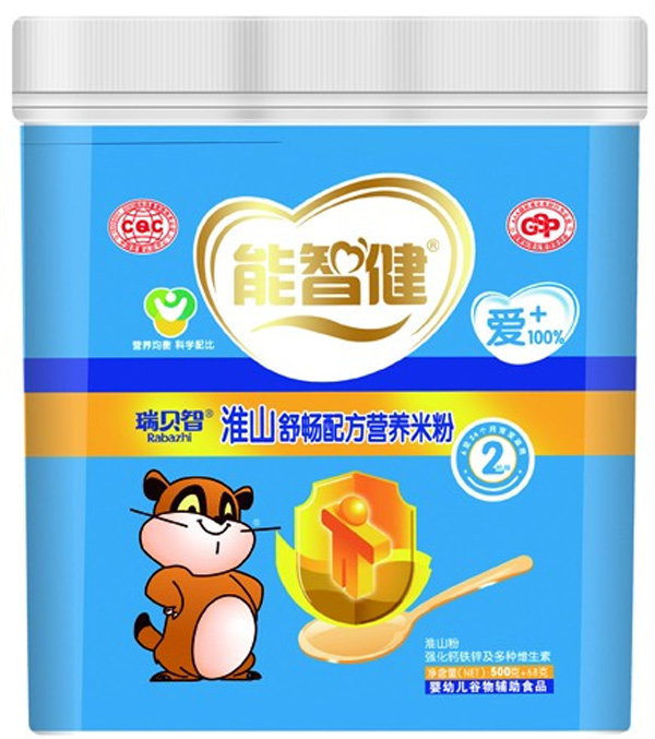 能智健568g淮山舒暢配方營(yíng)養(yǎng)米粉(2段)