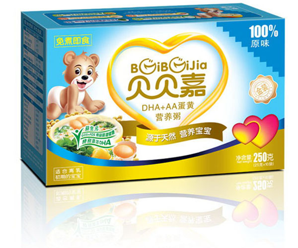 貝貝嘉DHA+AA蛋黃營(yíng)養(yǎng)粥