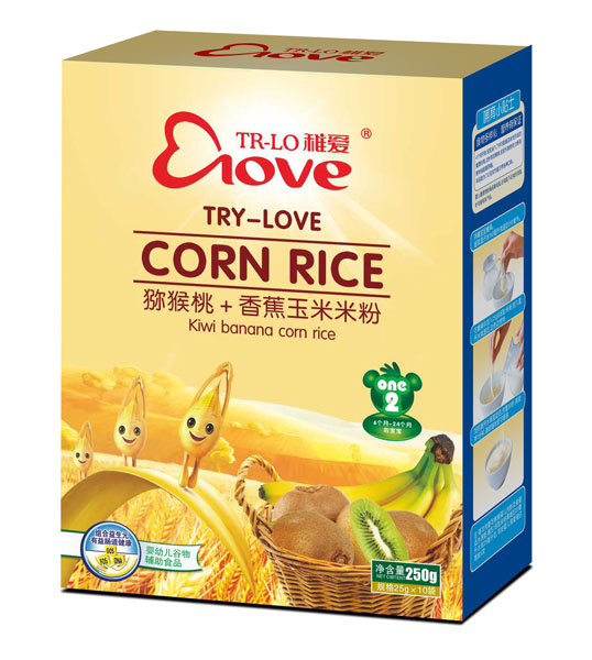 稚愛獼猴桃+香蕉玉米米粉2段