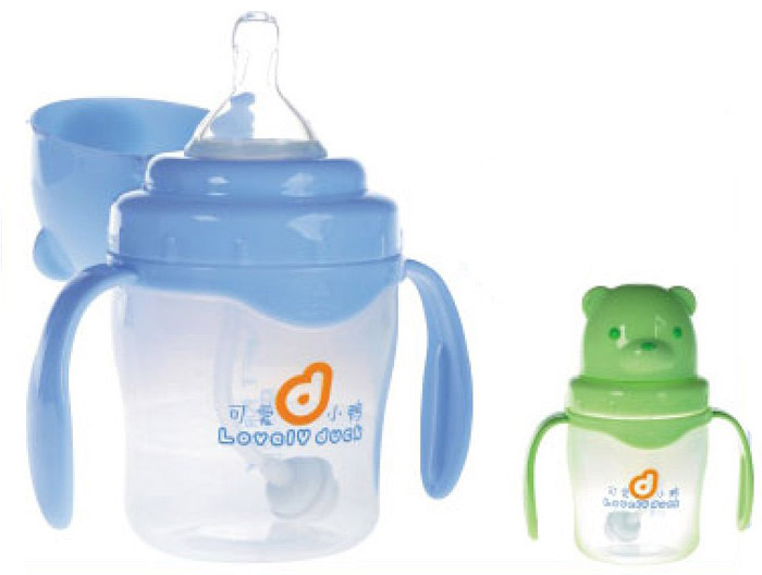 可愛小鴨奶嘴型訓(xùn)練杯