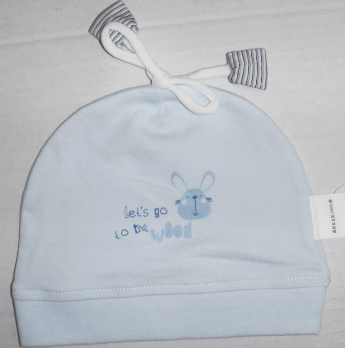 娃愛的蓓蓓藍色寶寶帽