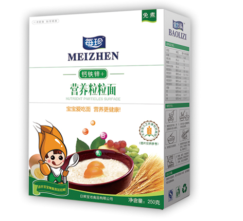 每珍鈣鐵鋅粒粒面