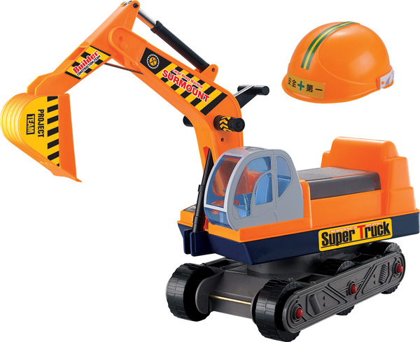 淘嘟嘟嬰童工程車橙色