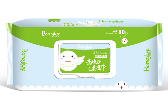 寶爾潔嬰兒濕巾80片袋裝