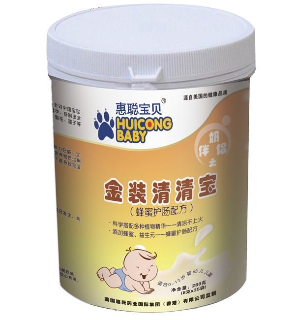 惠聰寶貝金裝清清寶蜂蜜護(hù)腸配方(8克X35袋)