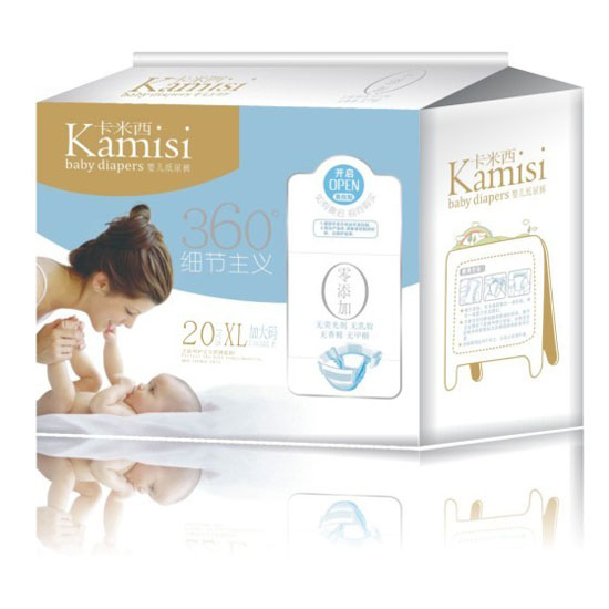 卡米西360°細(xì)節(jié)主義紙尿褲XL20