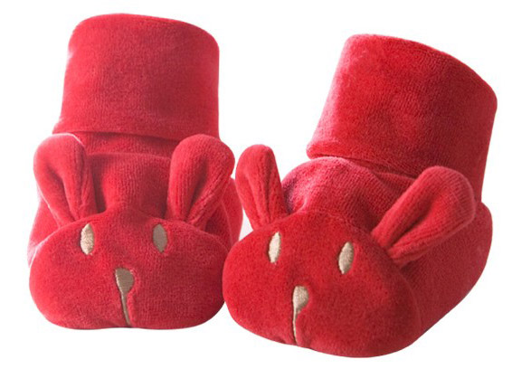 八格鳥(niǎo)天鵝絨嬰兒鞋