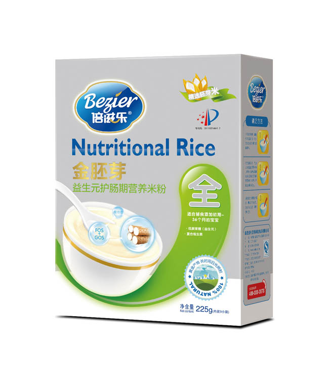 倍滋樂金胚芽盒裝益生元護(hù)腸營養(yǎng)米粉