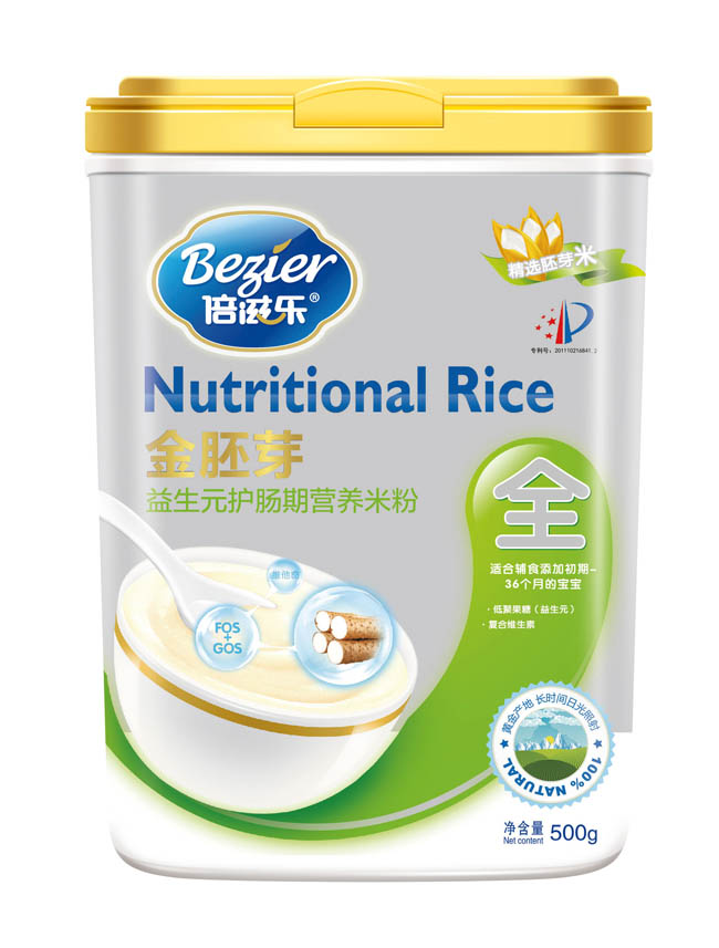 倍滋樂金胚芽聽裝益生元護(hù)腸期營養(yǎng)米粉