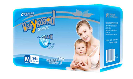 貝兒爽爽超薄超爽尿片M