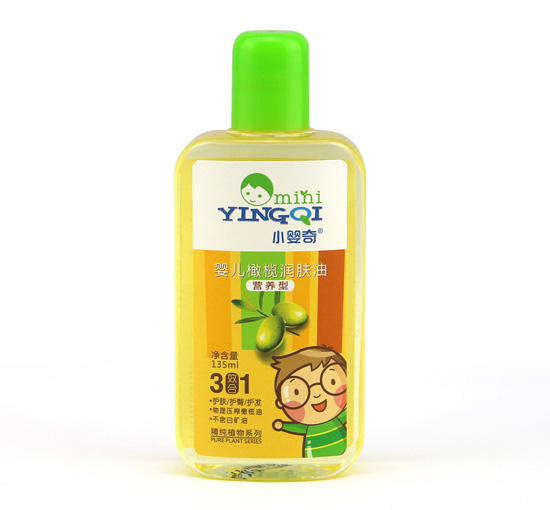 小嬰奇嬰兒橄欖潤膚油135ml簡介