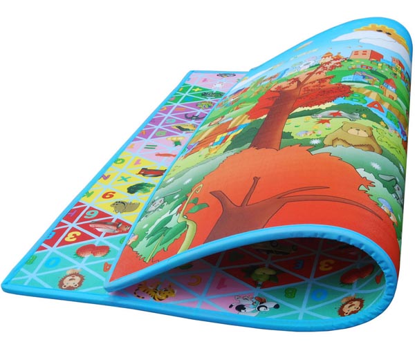 貝博氏爬爬樂(lè)雙面包邊超厚爬行墊