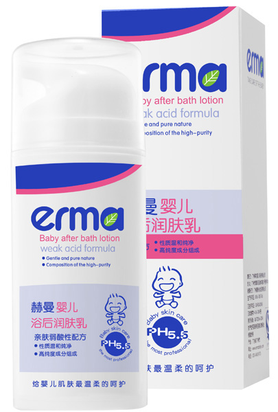 赫曼嬰兒浴后潤(rùn)膚乳