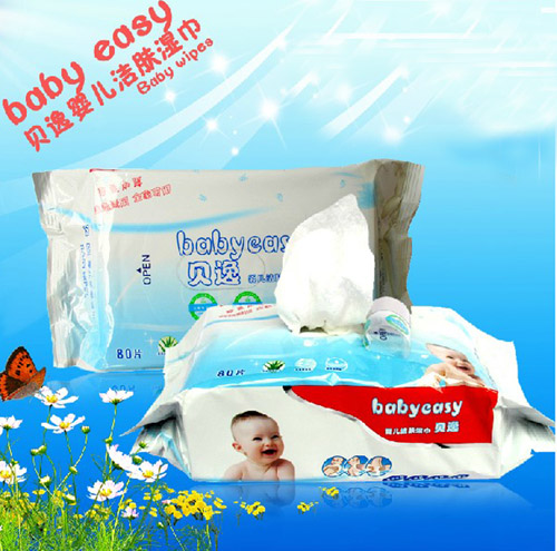 貝逸yinge潔膚濕巾80抽