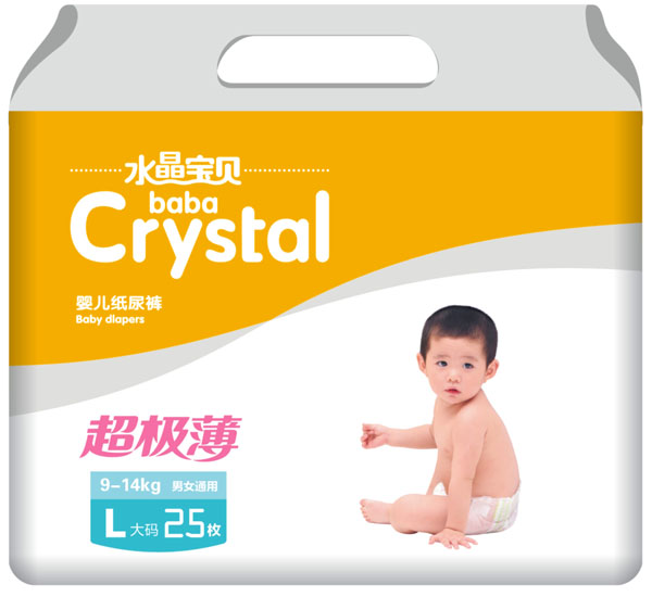 水晶寶貝超級(jí)薄嬰兒紙尿褲L25