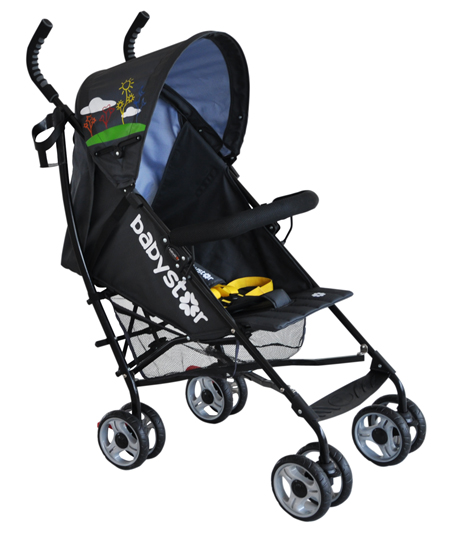 貝之星嬰兒推車H1010型黑色