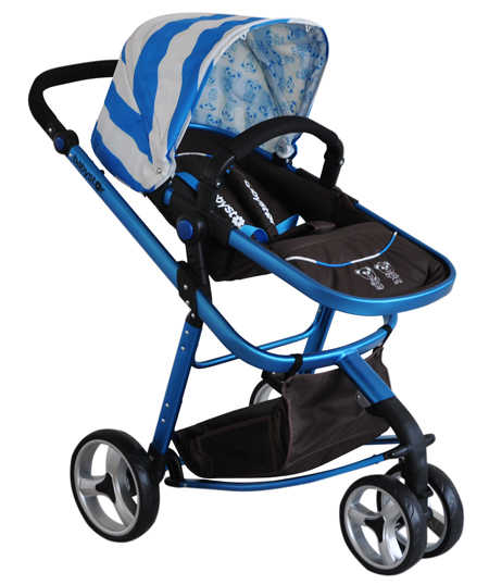 貝之星嬰兒推車T5000型淺藍色