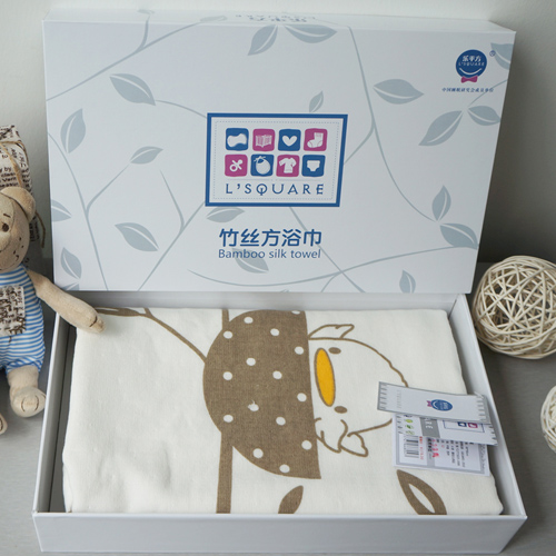 樂(lè)平方竹絲方浴巾