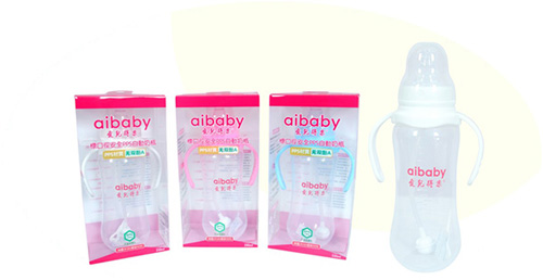 愛兒得樂240ml標口PPSzui新材料自動奶瓶